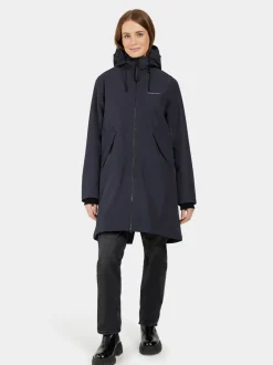Clearance Didriksons Fia Parka Dark Night Blue