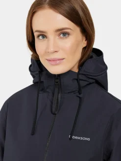 Clearance Didriksons Fia Parka Dark Night Blue