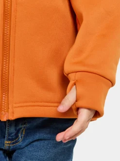 Hot Didriksons Filur Kid's Hybrid Jacket Orange Jam