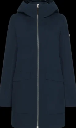 Clearance Didriksons Folka Parka Dark Night Blue