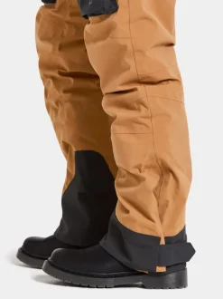 Sale Didriksons Fosfat Kids' Bib Pants Almond Brown
