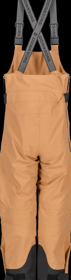 Sale Didriksons Fosfat Kids' Bib Pants Almond Brown