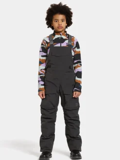 Outlet Didriksons Fosfat Kids' Bib Pants Black