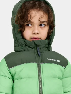 Outlet Didriksons Fox Kids' Jacket Dusty Lime