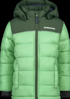 Outlet Didriksons Fox Kids' Jacket Dusty Lime