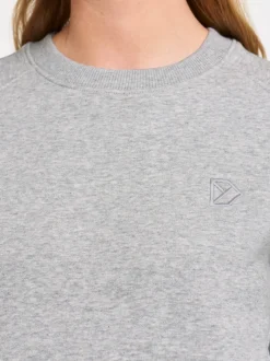 Sale Didriksons Fyn Sweater Aluminum melange