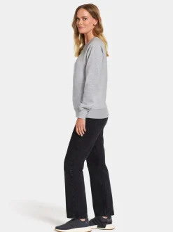 Sale Didriksons Fyn Sweater Aluminum melange
