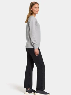 Sale Didriksons Fyn Sweater Aluminum melange