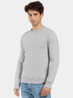 Outlet Didriksons Fyn Sweater Aluminum melange