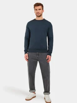 Clearance Didriksons Fyn Sweater Navy