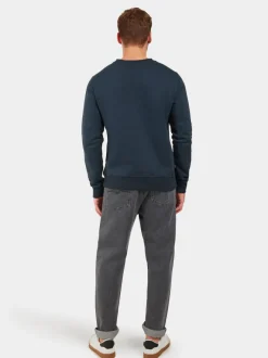 Clearance Didriksons Fyn Sweater Navy