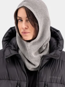 New Didriksons Galia Hood Grey melange