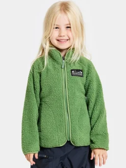 Discount Didriksons Gibbs Kids' Full-Zip Algae Green