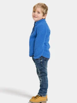 Didriksons Gibbs Kids' Full-Zip Caribbean blue