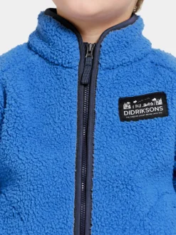 Didriksons Gibbs Kids' Full-Zip Caribbean blue
