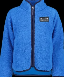 Didriksons Gibbs Kids' Full-Zip Caribbean blue