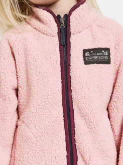 Didriksons Gibbs Kids' Full-Zip Dusty pink