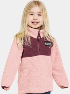New Didriksons Gosig Kids' Half-Zip Dusty pink