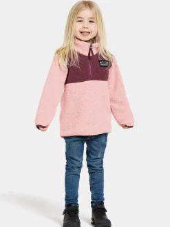 New Didriksons Gosig Kids' Half-Zip Dusty pink
