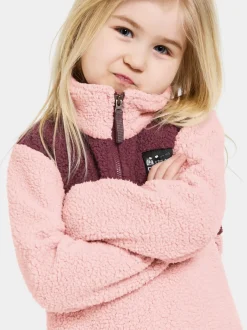 New Didriksons Gosig Kids' Half-Zip Dusty pink