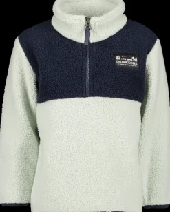 Online Didriksons Gosig Kids' Half-Zip Pale Mint