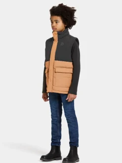 Didriksons Granite Kids' Jacket Almond Brown