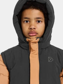 Didriksons Granite Kids' Jacket Almond Brown