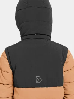 Didriksons Granite Kids' Jacket Almond Brown