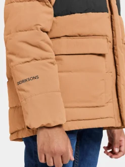 Didriksons Granite Kids' Jacket Almond Brown
