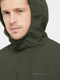 Sale Didriksons Grit Men's Jacket Deep Green