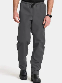 Clearance Didriksons Grit Unisex Rain Pants Coal black