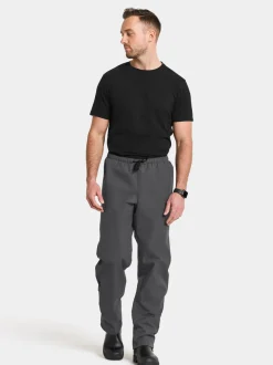 Clearance Didriksons Grit Unisex Rain Pants Coal black