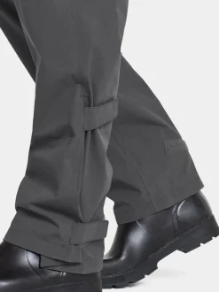 Clearance Didriksons Grit Unisex Rain Pants Coal black