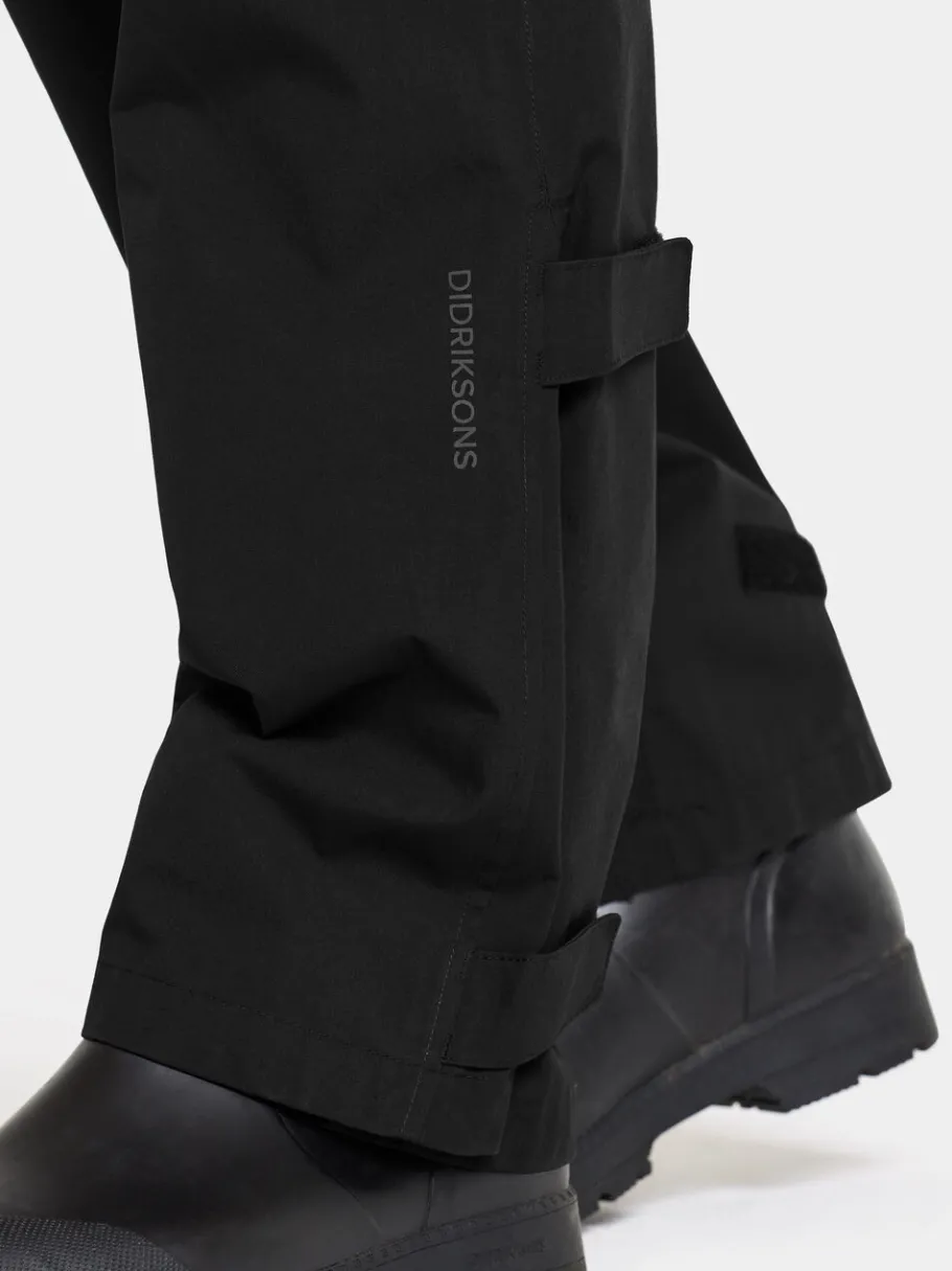 Best Didriksons Grit Unisex Rain Pants Black