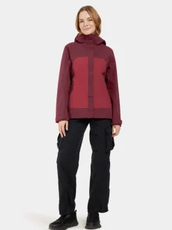 Outlet Didriksons Grit Women's Jacket Anemon Red