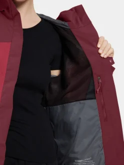 Outlet Didriksons Grit Women's Jacket Anemon Red
