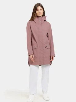 Outlet Didriksons Gwen Parka Faded Wine