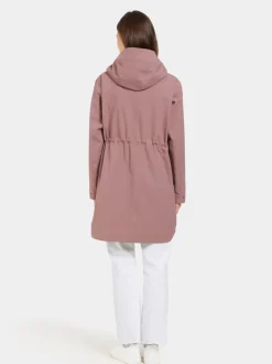 Outlet Didriksons Gwen Parka Faded Wine