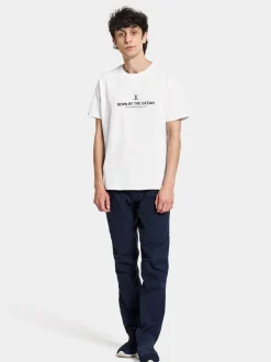 Online Didriksons Harald Men's T-shirt Light House Snow white