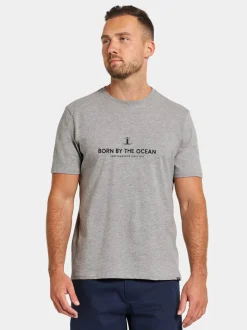 Didriksons Harald Men's T-shirt Light House Grey melange