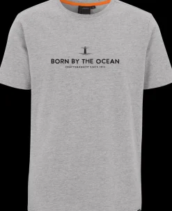Didriksons Harald Men's T-shirt Light House Grey melange