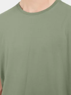 Outlet Didriksons Harald T-shirt Light Moss
