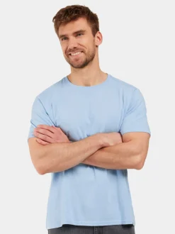 Outlet Didriksons Harald T-shirt Sea Blue