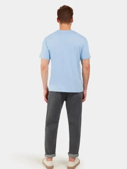 Outlet Didriksons Harald T-shirt Sea Blue