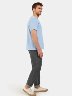 Outlet Didriksons Harald T-shirt Sea Blue