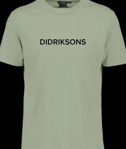Discount Didriksons Harald T-shirt Light Moss