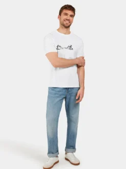Online Didriksons Harald T-shirt Landscape Snow white