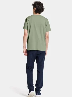 Discount Didriksons Harald T-shirt Ocean Light Moss