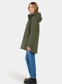 Clearance Didriksons Helle Parka Deep Green