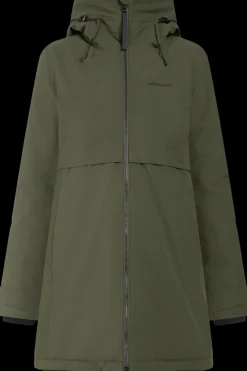 Clearance Didriksons Helle Parka Deep Green